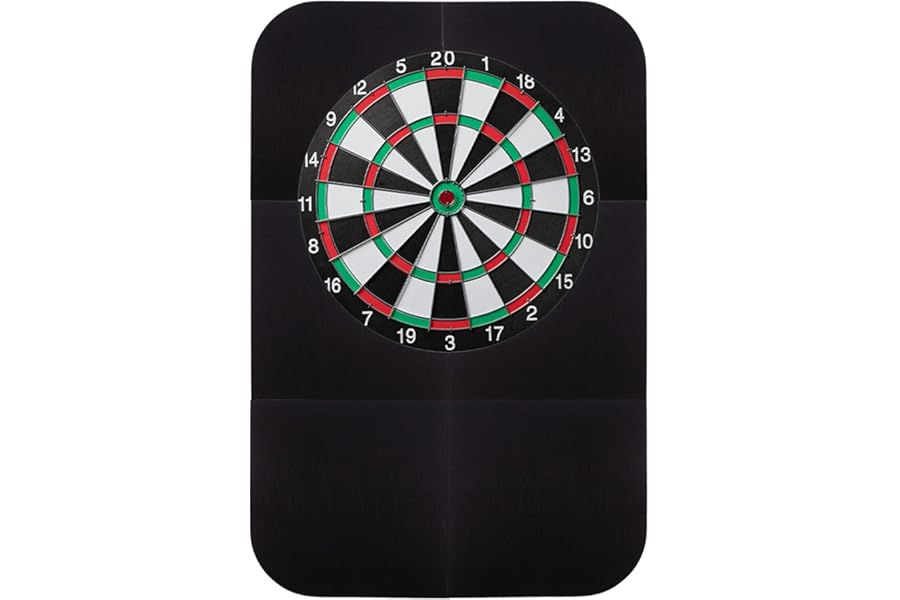 Dart Board Wall Protectors, 35.4’’H*23.6’’H*0.5 Thickness,Dart Board Surround Wall Protector,Dartboard Wall Protector,Easy to Assemble,Prefect dart accessories,Blcak Color