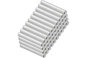PATIKIL 50pz Assortimento Tasselli in 304 Acciaio Inox 3 x 20mm, Spina Centraggio Perni Metallo Cilindrica Perno Picchetti per Mensole Elementi per Posizione Componenti Fissaggio Mobili