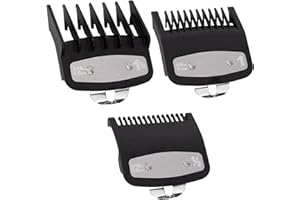 LILELIG 3 Stück Clipper Guards, Haarschneidemaschine Aufsätze, Professioneller Aufsätze Haarschneidemaschine, Trimmer Aufsätze Haarschneider Führungskämme Haarschneider-Grenzkammfür Hause und im Salon