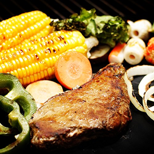 BBQ Grillmatten – Non-Stick, FDA-Genehmigt, Winfach zu Reinigen zum Grillmatte, Backen, Braten, 3er Set - 7