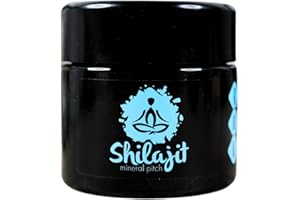 HYBRID HERBS Pure SHILAJIT Resin - 112 Servings (56g) - Premium Grade High Strength Shilajit Fulvic Acid, 85+ Minerals & Nutrients for Stamina & Energy, 100% Natural & Pure