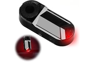 GBULTR Solar-Powered Fake Car Alarm Flashing Light with Red LED Intelligent Light Sensor USB Backup Charging Anti-Theft Dummy Alarm for Car and Van Security Simulated Car Alarm LED