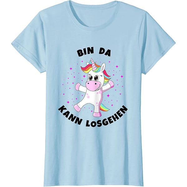 Mini Boden Kinder T-Shirt Einhorn Applikation Blau Gr. 122