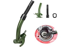 Jerrican Essence Bec Verseur, Bec Verseur Jerrican Caoutchouc, Bec Verseur Jerrican Metal, Bec Verseur Jerrican Essence, Convient Pour le Réservoir en Métal Diesel Essence 5L 10L 20L