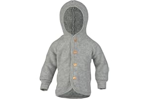 Engel Kurtka dziecięca z kapturem, wełniany polar