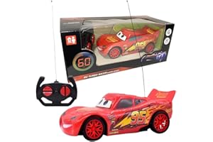 LGQHCE MccQueen Remote Control Cars, MccQueen Racing Car Toy Remote Cars Stunt Car Mini Play Vehicle Car Toys Car for Kids Birthday Gifts (Red)