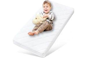 ‎ALCUBE Alcube® FRESHY Kindermatratze 90x200 cm mit waschbarem Bezug bei 60°C für Hausbett oder Jugendbett I kombinierbar mit Spannbettlaken oder Matratzenschoner 90 x 200 I Premium Kernhöhe von 12 cm