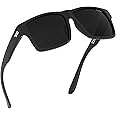 TOROE Classic RANGE TR90 Frame Polarized Unbreakable Sunglasses with Hydrophobic Coated Polycarbonate AR Lenses