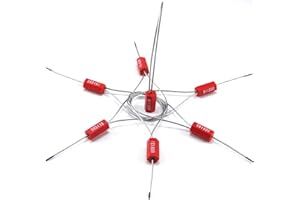 Chiloskit 10pcs Pull-Tite Steel Security Cable Wire Seals Numbered Anti-Tamper Security Tags (Red)