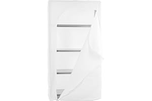 SIMON RACK SimonRack Schutzhülle für Regale, 180x90x40 cm, Reißverschluss, Weiss