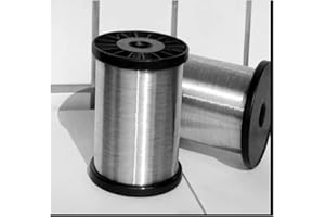 HOMEXO 1PC 99.99% High Pure Zinc Wire Zn Wire Diameter 0.3-6 mm for Industry Laboratory DIY Metalworking (Size : Diameter 0.5 mm x L 5000 mm)