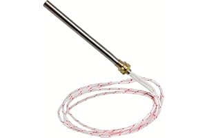 DOJA BARCELONA DOJA INDUSTRIAL | Bougie Allumage Poele à Granulés | Resistance Poele Pellets | Longueur: 150 mm | Raccord 3/8’’ | Diamètre: 10 mm | Puissance: 280 W | Tension: 220 V | Chaleur Rapide