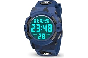 Dislocati Mehrstil LED wasserdichte Digitaluhr Wecker für Kinder - Geschenke & Spielzeug Kinder