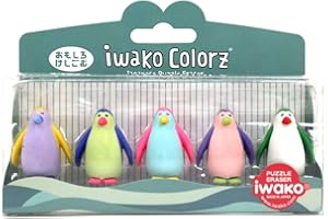 COLORZ Iwako Puzzle Gomme (pingouin)