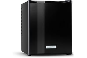 KLARSTEIN Mini Frigo de Chambre de 30L pour Snacks et Boissons, Petit Frigo Top Silencieux, Mini Bar, Petit Réfrigérateur Camping, Mini Frigo Cosmetique, Refrigerateur avec Étagères Réglables, 5-15°C
