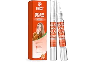 YOLONCE 2 Stylos Amers pour Enfants et Adultes, Stylo contre la mastication des ongles, Stylo Anti-Rongement d'Ongles, Stop à l'Onychophagie et Succion de Pouce, Facile à Appliquer, Effet Durable