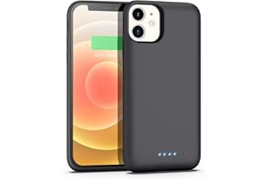 iPosible Akkuhülle für iPhone 12 Mini, 【2021 Neueste】 5800mAh Zusatzakku Ladehülle Handyhülle Akku Battery Case Powerbank Hülle für iPhone 12 Mini [5,4 Zoll] Tragbare Akku Hülle Akku Case