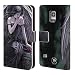Produktbild Head Case Designs Offizielle Anne Stokes Lost Soul Engel Brieftasche Handyhülle aus Leder für Samsung Galaxy S5 Mini