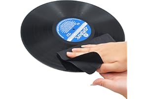 MAYRECORDS 5 paños de limpieza antiestáticos de microfibra para discos de vinilo LP tocadiscos Phono