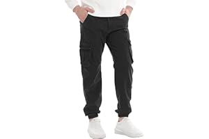 DON JOHNSON Pantaloni Cargo Uomo Pantalone da Uomo con 6 Tasche Pantalone Casual Uomo