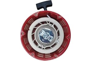 XIEGONS0 Arrancador de retroceso,Gx160 5.5HP Gx200 6.5HP Generador de jardín Motor Motor Cortacésped Piezas Rojo para Honda