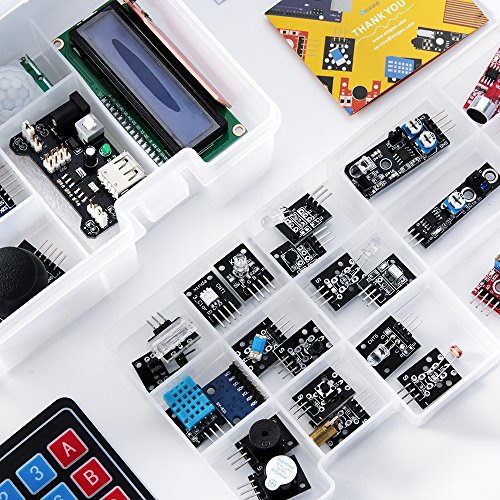 ELEGOO Actualizado 37-en-1 Kit de M  dulos de Sensores con Tutorial para Arduino UNO R3 Mega 2560 Nano Arduino Sensores Kit Raspberry Sensores