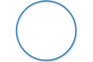NIRO SPORTGERÄTE Cerceaux d'entraînement pour Hula Hoop et gymnastique - Aluminium - Incassable - Résistant aux rayures - Diamètre 90 cm - Diamètre du cerceau 15 mm - Poids 360 g