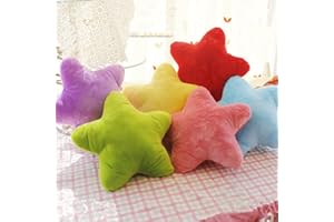 BYNYXI Sternkissen Kinder, 40cm Sternförmig Plüsch Sternkissen Kinderzimmer Dekokissen Gefüllte Plüschkissen Sternkissen Flauschig Kissen Stern Sternchen Zierkissen für Kinder Schlafzimmer Babyzimmer