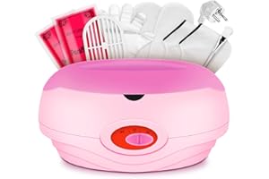 YAOBLUESEA Bain de Paraffine, Cire de Paraffine Appareil Peau Soin de pour les Pieds et Mains Avec Accessoires