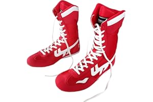 GoldeneAmeisen Boxschuhe,Wrestling Schuhe,Unisex Boxing Shoe,High-Top Boxenstiefel,Atmungsaktive,rutschfest,Verschleißfest,Trainingsschuhe,Leichte,für Herren,Damen,Fitness,Sport,Kampf,Sanda,Taekwondo