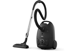 AEG Aspiradora de Trineo con Bolsa AB31C1GG, Multisuperficie, Compacta, Filtro HEPA Lavable, 750W, Depósito 3L, Radio 7.5m, Bajo Ruido 78dB, Cepillo DustPro, 2 Accesorios, Diseño Sostenible