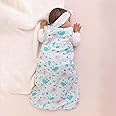 Haus and Kinder 100% Cotton Sleep Sack | Quilted Layer Sleeping Bag for 6-9 Months Baby | Baby Wearable Blankets | Vitamin Sea