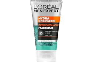 L'Oréal Paris Men Expert Hydra Energetic Peeling do twarzy odblokowujący pory, usuwa zanieczyszczenia, redukuje błyszczenie, 100 ml