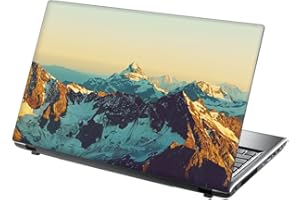 15.6 INCH TAYLORHE SKINS TaylorHe 15.6 inch 15 inch Laptop Skin Vinyl Decal with Colorful Patterns and Leather Effect Laminate MADE IN England Mountains