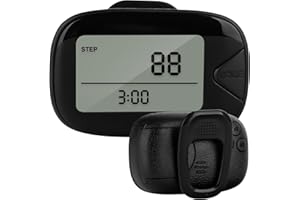 TAICHAEU Walking Pedometer - Step-Counter-Accurately Steps Tracker Portable Sport Pedometer Steps Distance Calories Time Display