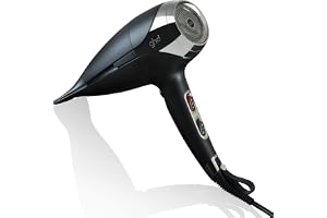 ghd helios hårfön, professionell hårfön, svart | Snabb, kraftfull, jonisk torkning och styling utan krusning - 3 temperaturer