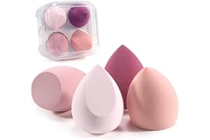 CHEERHOM 4 sztuki gąbka do makijażu, gąbka do makijażu, gąbka do podkładu, gąbka do korektora, gąbka do makijażu do płynu.