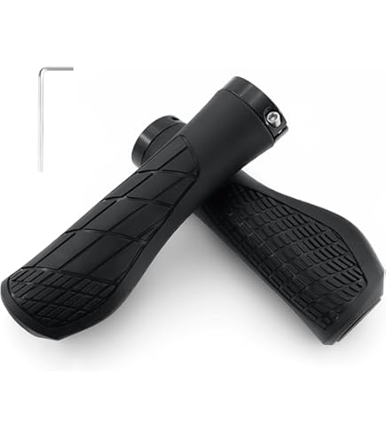 Poignées Vélo Ergonomiques WEST BIKING - Verrouillage Lock-On - Caoutchouc