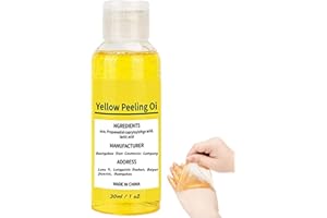Aceite Peeling Corporal | Peeling Corporal Para Manchas Oscuras Corporales,Peeling Solution, Yellow Peeling Oil Extra Strength, Yellow Peeling Oil para piel oscura, cuerpo Zceplem