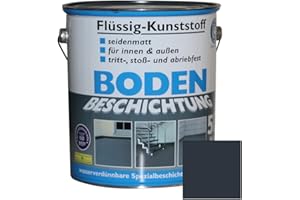 DYNAMIC24 Plastica liquida da 5 l, rivestimento per pavimenti, 50 m², rivestimento per cemento, colore del calcestruzzo