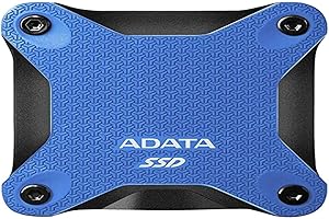 ADATA SD600Q 480GB External Solid State Drive SSD Hard Disk, Blue