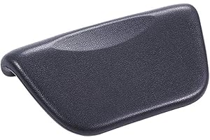 TGUS Badewannenkissen aus Leder, Badewannenkissen, Badematte Whirlpool, rutschfest, für Nackenstütze, Badezimmer, Badewanne (schwarz)
