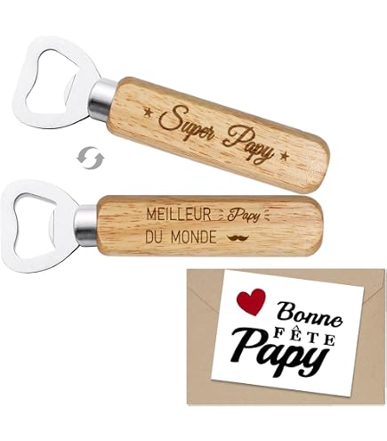 Tire-bouchon Gravé Cuvée Papy Ouvre-bouteille 'La Cuvée De Papy' - Tire-bouchon Limonadier - Cadeau Personnalisé Grand-père - Bois Et Inox A Couteaux Tires Tire-bouchon Gravé Cuvée Papy Ouvre-bouteille 'La Cuvée De Papy' - Tire-bouchon Limonadier - Cadeau Personnalisé Grand-père - Bois Et Inox A Couteaux Tires