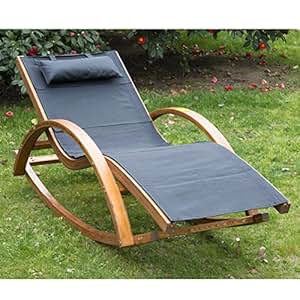 Outsunny Outdoor Garten Terrasse Pool Sonnenliege Rocker Schaukelstuhl