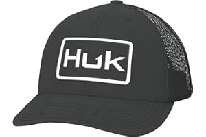 HUK Youth Trucker Hat, Anti-Glare Snapback Fishing Hat for Kids Closure