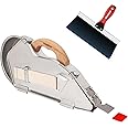 Goldblatt Banjo Tape Set Drywall Taping Tools with 10" Blue Steel Taping Knife, Lightweight & Comfortable Use for Finishing and Patching