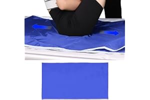 BAOSROY Gleittuch für Betttransfer,75x135cm Patiententransferbrett,Gleittuch für Bettlägerige,Transferboard Patientenlifter,Wiederverwendbares Gleittuch bei Bariatrischer Transfer,Transfer für ältere Menschen