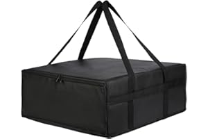 LOVIVER Borsa per pizza, borsa termica professionale per consegne, borsa per, borsa per la consegna di cibo per catering commerciale all'aperto, 50x50x15cm