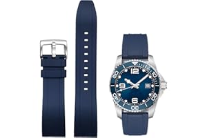 Niziruoup Correa de Reloj de Caucho Fluorado 19mm 20mm 21mm 22mm Correa de Liberación Rápida de Goma FKM Bandas Suave Duradera Correa de Reloj Inteligente Pulseras Deportiva para Hombre y Mujer