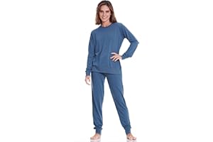 TRAMAS+ Conjunto Deportivo Mujer, Chándal Cómodo y Versátil, Tracksuit Dos Piezas Sudadera Manga Larga y Pantalón Ajustable, Ropa Para Fitness Running